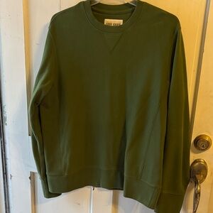 Eddie Bauer Men's Green Crewneck Sweatshirt